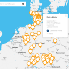 Interaktive Karteneinbindung mit Partnern an unterschiedlichen Standorten auf der LuxorLiving.de Website nach dem Relaunch.