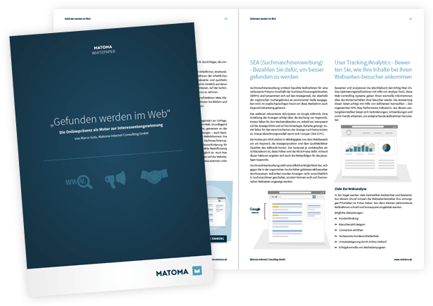 Das Whitepaper zu Gefunden werden im Web